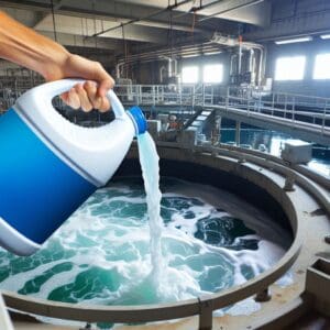 Bleach in wastewater